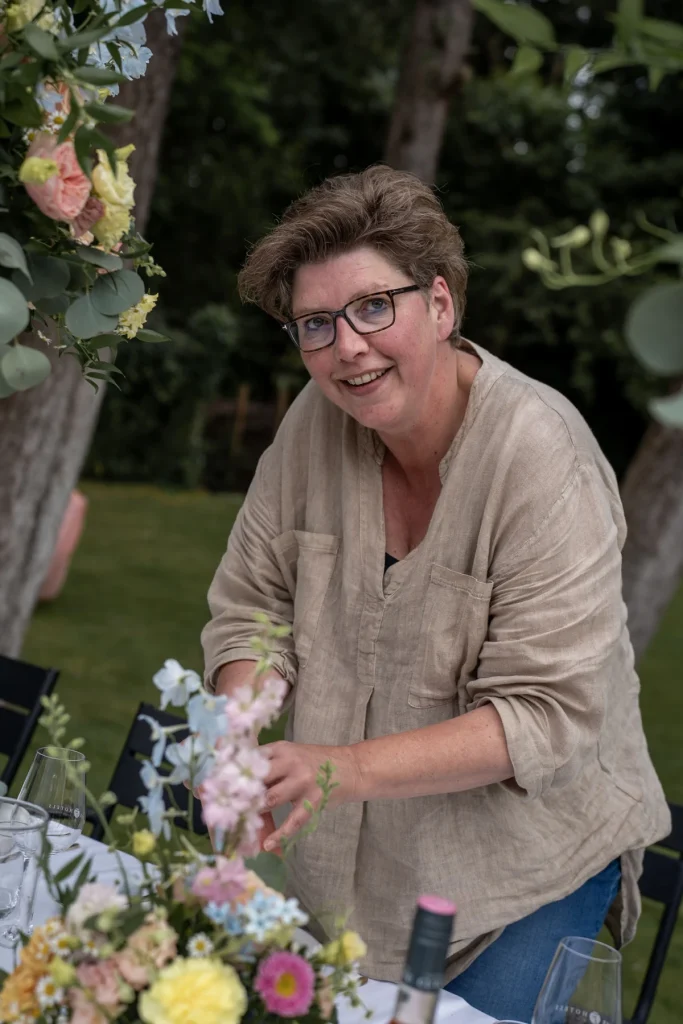 Bloemendag bij Evelien