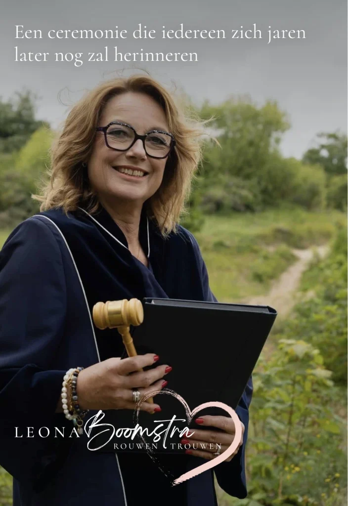 Leona Boomstra Trouwambtenaar
